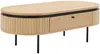 Vente-unique - CARDIONA Couchtisch MetallHolz, Platte SchwarzBeige - B 60 cm x H 40 cm x L 120 cm Bild 3