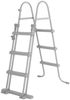 Bestway Steel Pro MAX Frame Pool-Set mit Filterpumpe Ø 366 x 100 cm, Rattan-Optik (Schokobraun), rund Bild 4