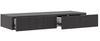 Selsey 'Nolie' Wandschminktisch mit 2 Schubladen, Holzoptik Esche schwarz, ca. 16 x 110 x 40 cm Bild 4