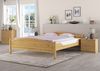 Klassisches Ehebett in Überlänge 180x220 Kiefer massiv Doppelbett Zubehör wählbar V-60.30-18-220ohne Zubehör Bild 2