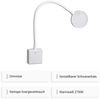 SEBSON LED Steckdosenleuchte 2x LED Steckdosenlampe dimmbar und flexibel - 4W 290lm neutralweiß, LED fest integriert, neutralweiß Bild 3