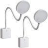 SEBSON LED Steckdosenleuchte 2x LED Steckdosenlampe dimmbar und flexibel - 4W 290lm neutralweiß, LED fest integriert, neutralweiß Bild 2