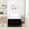 vidaXL Boxspringbett Schwarz 80 x 200 cm Stoff 3398817 Bild 3