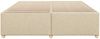 vidaXL Bettgestell ohne Matratze Creme 180x200 cm Stoff 3284755 Bild 3
