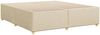vidaXL Bettgestell ohne Matratze Creme 180x200 cm Stoff 3284755 Bild 2