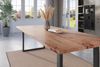 Esstisch Baumkante massiv Akazie natur 300 x 100 U-Gestell schwarz NICK 163997865 Bild 4