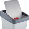 Keeeper 'Magne' Abfalleimer, Kunststoff, Silber / Anthrazit, 45 Liter Bild 4