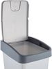 Keeeper 'Magne' Abfalleimer, Kunststoff, Silber / Anthrazit, 45 Liter Bild 3
