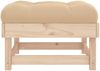 vidaXL Gartenhocker mit Kissen Massivholz Kiefer 825436 Bild 5