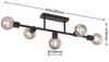 Lindby Deckenleuchten Biscala, Metall, Schwarz IP20, 5 x 4 W LED Bild 4