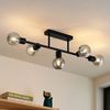 Lindby Deckenleuchten Biscala, Metall, Schwarz IP20, 5 x 4 W LED Bild 2