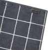 Ross Sensual Skin Karo 2 tlg. Frottier-Set - 2 X Duschtuch (75 X 140cm) - 500 - Anthrazit Bild 2