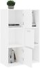vidaXL Lagerschrank Weiß 60x29,5x90 cm Holzwerkstoff 801134 Bild 5