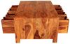 Couchtisch 90x40x60 aus indischem Sheesham-Massivholz Bild 4