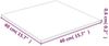 vidaXL Tischplatte Transparent 40x40 cm Hartglas 345071 Bild 4