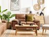 2-Sitzer Sofa Kunstleder goldbraun VOGAR Bild 3