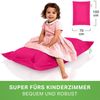 Green Bean® Kinder-Sitzsack 70x100cm & 70 Liter EPS-Perlen Füllung - Indoor & Outdoor Bean Bag Sitzkissen - Pink Bild 2