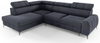 Selsey 'London' Ecksofa mit Schlaffunktion, Veloursbezug in Dunkelgrau, linksseitig, 83 x 274 x 203 cm Bild 3