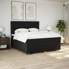 vidaXL Boxspringbett mit Matratze Schwarz 180x200 cm Stoff 3292862 Bild 4