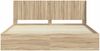 vidaXL Bettgestell mit Stauraum und Kopfteil Sonoma-Eiche 200 x 200 cm 3413815 Bild 5