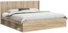 vidaXL Bettgestell mit Stauraum und Kopfteil Sonoma-Eiche 200 x 200 cm 3413815 Bild 2