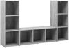 vidaXL | TV-Schränk | 3 pcs 37 x 35 x 107.5 cm 3079965 Bild 2