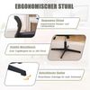 LVHOM Drehstuhl ohne Armlehnen, Höhenverstellbarer Bürostuhl ergonomisch Wippfunktion, Schreibtischstuhl Computerstuhl Chefsessel Bild 5