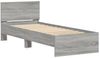 vidaXL Bettgestell mit Kopfteil Grau Sonoma 90x190 cm Holzwerkstoff 838657 Bild 3