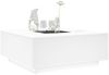 vidaXL Couchtisch mit Infinity-LED Weiß 100x100x40 cm 3284042 Bild 5