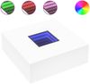 vidaXL Couchtisch mit Infinity-LED Weiß 100x100x40 cm 3284042 Bild 2