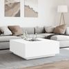 vidaXL Couchtisch mit Infinity-LED Weiß 100x100x40 cm 3284042 Bild 4