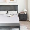 vidaXL Kokosnuss Topper Weiß 140 x 200 cm Jacquard-Stoff 4106397 Bild 3