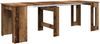 vidaXL Esstisch 240 x 85 x 75 cm Holzwerkstoff Altholz Rechtwinklig 3424950 Bild 2