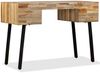 vidaXL Schreibtisch, Wiederverwertetes Massivholz Teak, 110 × 50 × 76 cm Bild 4