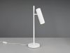 Große Tischlampe SOKA Metall Weiß mit schwenkbarem Spot, Höhe 50cm Bild 3