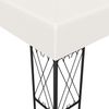 vidaXL Pavillon 3×3 m Creme Stoff 48005 Bild 3