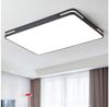 style home LED Deckenleuchte Deckenlampe Rechteckige Bürolampe, dimmbar mit Fernbedienung, 192W, Schwarz, LED fest integriert, einstellbar von warmweiß bis kaltweiß, moderne Lampe für Wohnzimmer, Schlafzimmer, 90x60x6cm Bild 5