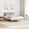 vidaXL Bettgestell mit gepolstertem Kopfteil Hellgrau 120 x 190 cm 878274 Bild 4
