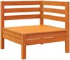 vidaXL Garten-Ecksofa Wachsbraun Massivholz Kiefer 837981 Bild 2