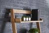 Regal-Schreibtisch >Max< in Eiche, Massivholz - 69x170x48cm (BxHxT) Bild 4