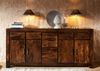 Sideboard Sheesham 200x45x90 braun lackiert METRO LIFE #134 Bild 3