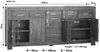 Sideboard Sheesham 200x45x90 braun lackiert METRO LIFE #134 Bild 5