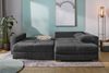 Jockenhöfer Gruppe Ecksofa Kampen L-Form, B: 288 cm, Liegefl. 153x245 cm, mit Bettfunktion, Bettkasten & Zierkissen, Federkern Bild 3