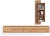 TV Kombination II 220cm "Kent" Wildeiche massiv Bild 2