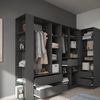 Kleiderschrank Elmo Anthrazit 50 x 200 cm 5er Set Vicco Bild 5