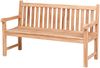 Massive Teak Sitzbank MONTAGNA ca. L150cm Gartenbank Holzbank Teakbank Bild 2
