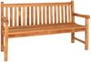 Massive Teak Sitzbank MONTAGNA ca. L150cm Gartenbank Holzbank Teakbank Bild 5