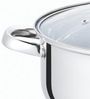 6-tlg Kochtopf-Set aus hochwertigem Edelstahl mit Glasdeckeln - Induktiosngeeignet Bild 2