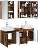 vidaXL Badezimmerschrank-Set 5 pcs Altholz Holzwerkstoff 3406413 Bild 3