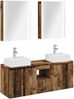 vidaXL Badezimmerschrank-Set 5 pcs Altholz Holzwerkstoff 3406413 Bild 2